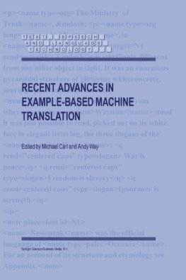 Recent Advances in Example-Based Machine Translation