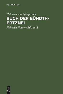 Buch der Bündth-Ertznei