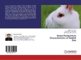 Some Postpartum Characteristics of Rabbit Doe