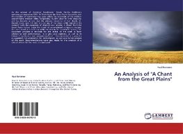 An Analysis of "A Chant from the Great Plains"