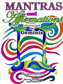 Mantras and Affirmations Coloring Book for Geminis