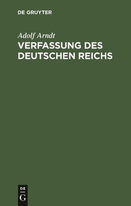 Verfassung des Deutschen Reichs