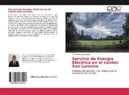 Servicio de Energía Eléctrica en el cantón San Lorenzo