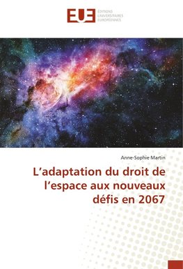 L'adaptation du droit de l'espace aux nouveaux défis en 2067