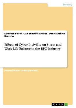 Effects of Cyber Incivility on Stress and Work Life Balance in the BPO Industry