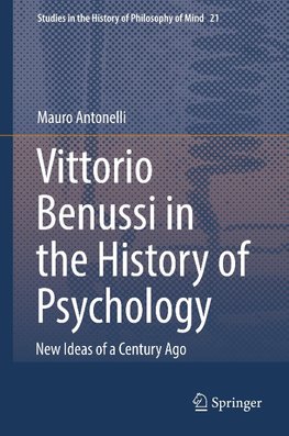 Vittorio Benussi in the History of Psychology