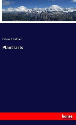 Plant Lists