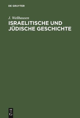 Israelitische und jüdische Geschichte