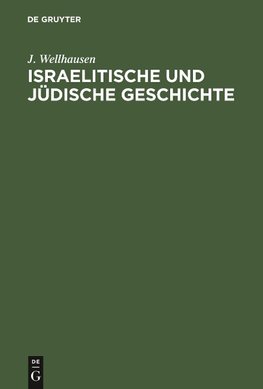 Israelitische und jüdische Geschichte