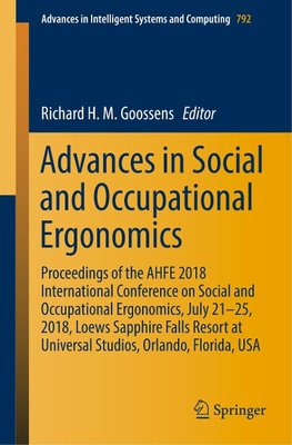 Advances in Social and Occupational Ergonomics