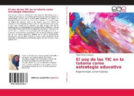 El uso de las TIC en la tutoría como estrategia educativa