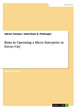 Risks in Operating a Micro Enterprise in Davao City