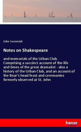 Notes on Shakespeare