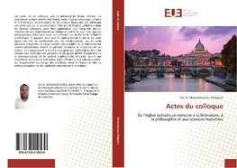 Actes du colloque