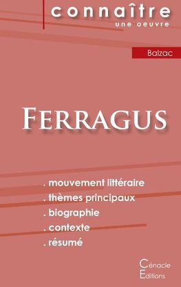 Fiche de lecture Ferragus de Balzac (Analyse littéraire de référence et résumé complet)