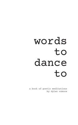 Words To Dance To