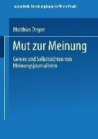 Mut zur Meinung