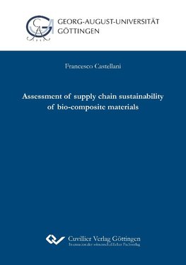 Assessment of supply chain sustainability of bio-composite materials