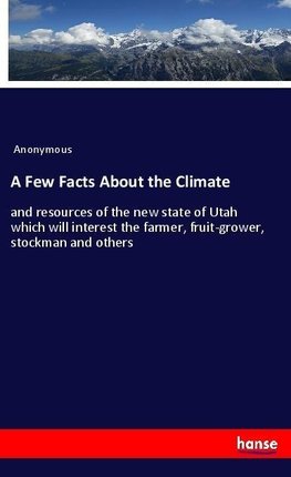 A Few Facts About the Climate