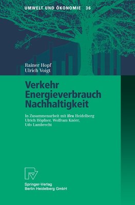 Verkehr, Energieverbrauch, Nachhaltigkeit