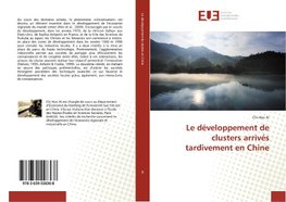 Le développement de clusters arrivés tardivement en Chine