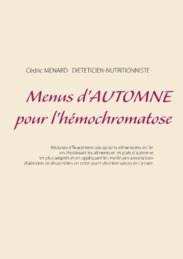 Menus d'automne pour l'hémochromatose