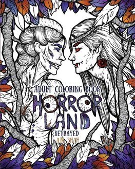 Adult Coloring Book Horror Land