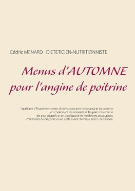 Menus d'automne pour l'angine de poitrine