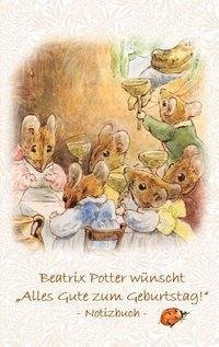 Beatrix Potter wünscht "Alles Gute zum Geburtstag!" Notizbuch ( Peter Hase )