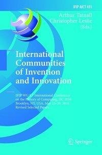 International Communities of Invention and Innovation