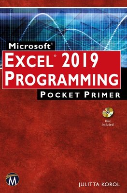 Microsoft Excel 2019 Programming Pocket Primer