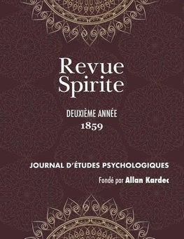 Revue Spirite (Année 1859 - deuxième année)