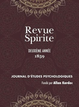 Revue Spirite (Année 1859 - deuxième année)