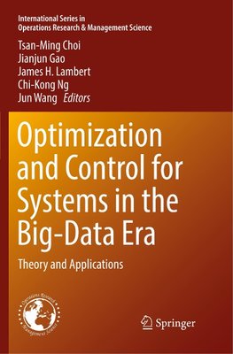 Optimization and Control for Systems in the Big-Data Era