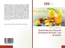 Qualité des jus à base de concentrés de fruits : Cas du jovino