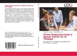 Clima Organizacional y Apoyo Social en el Trabajo