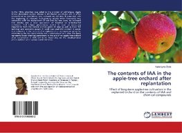 The contents of IAA in the apple-tree orchard after replantation