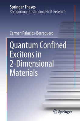 Quantum Confined Excitons in 2-Dimensional Materials