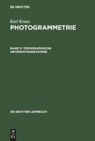 Photogrammetrie 3. Topographische Informationssysteme