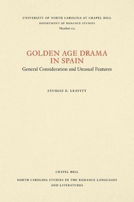 Golden Age Drama in Spain