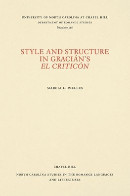 Style and Structure in Gracián's El Criticón