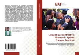 Linguistique contrastive: Allemand - Tyébari (Langue Sénoufo)