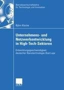 Unternehmens- und Netzwerkentwicklung in High-Tech-Sektoren