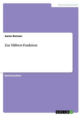 Zur Hilbert-Funktion