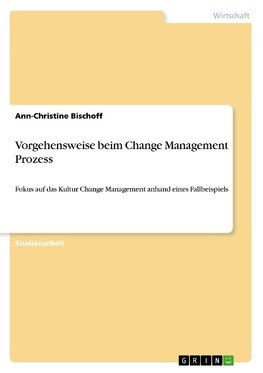 Vorgehensweise beim Change Management Prozess