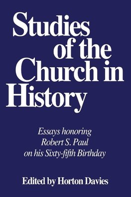 Studies of the Church in History