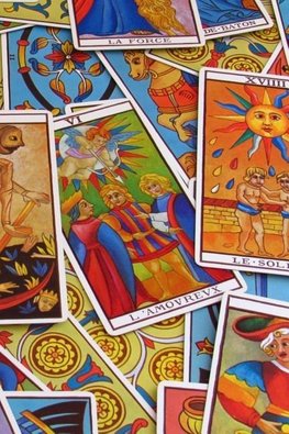 Cahier Journal Tarot: Tarot de Marseille - Tirage Trois Cartes