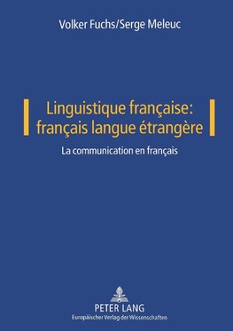 Linguistique française: français langue étrangère