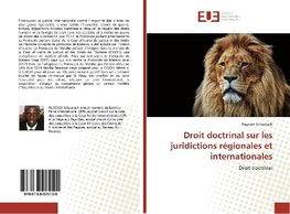 Droit doctrinal sur les juridictions régionales et internationales