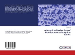 Adsorption Mechanism of Macroporous Adsorption Resins